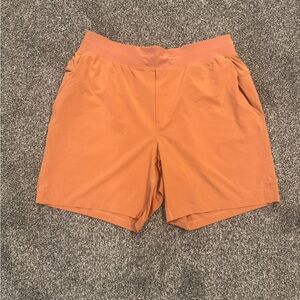 lululemon athletica Orange Athletic Shorts